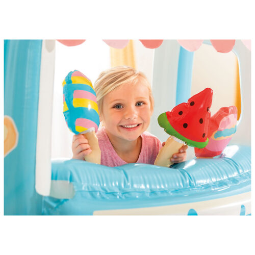 Intex 48672 Игровой домик 127х102х99см "Мороженое" с бассейном 60л, 2-6 лет — изображение 4