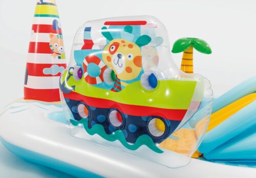 Intex 57162 Игровой центр 218х188х99см "Веселая рыбалка" с разбрыз., горкой и игрушками, 182л, до 81кг, от 2 лет — изображение 3