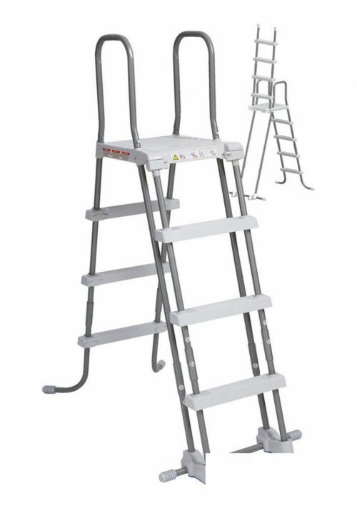 Intex 26742 Каркасный бассейн Prism Frame 457х122см "Greywood" 16805л, фил.-насос 3785л\ч, лестница, тент, подстилка — изображение 4