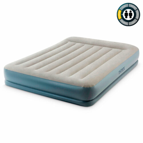 Intex 64118 Надувная кровать 152х203х30см с подголовником, встр.насос 220В, до 272кг — изображение 3