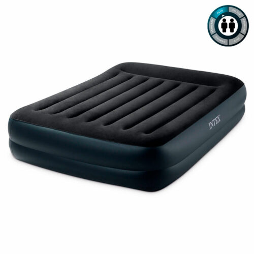 Intex 64124 Надувная кровать 152х203х42см с подголовником, встр.нас. 220В, до 272кг — изображение 3