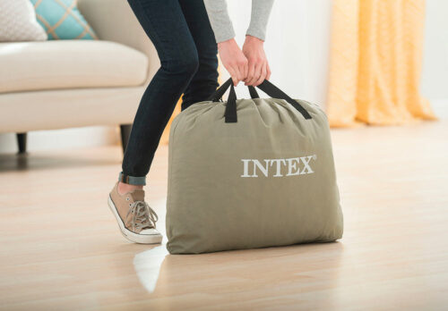 Intex 64126 Надувная кровать 152х203х46см "Essential" встр.нас. 220В, до 272кг — изображение 4