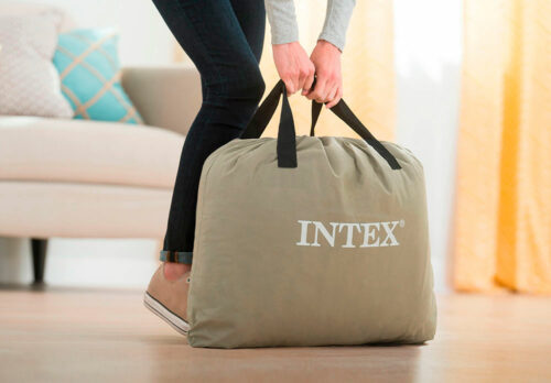 Intex 64164 Надувная кровать 152х203х51см "Prime Comfort" встр.нас. 220В, до 272кг — изображение 6
