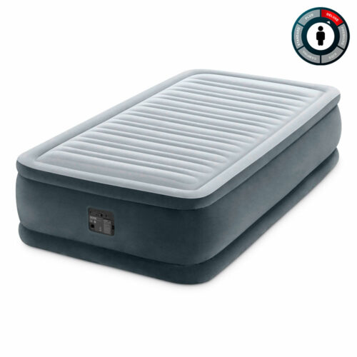 Intex 64412 Надувная кровать 99х191х46см "Comfort-Plush" встр.нас. 220В, до 136кг — изображение 3