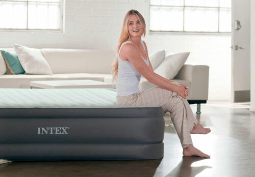 Intex 64906 Надувная кровать 152х203х46см "Premaire Elevated" встр.нас. 220В, до 272кг — изображение 6
