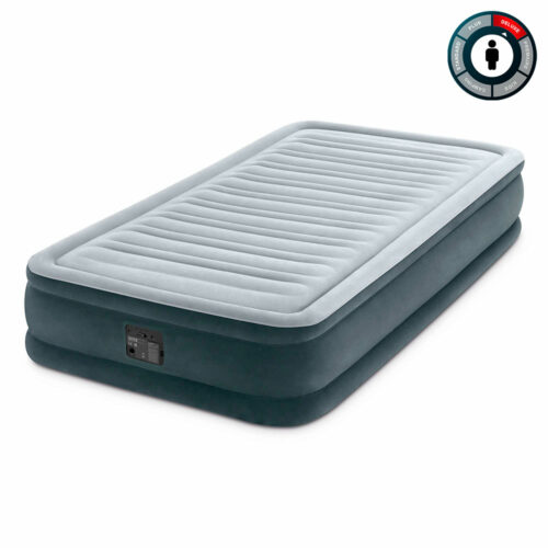 Intex 67766 Надувная кровать 99х191х33см "Comfort-Plush" встр.нас. 220В, до 136кг — изображение 3