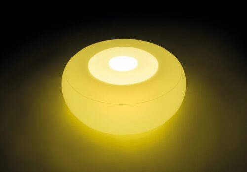 Intex 68697 Надувной пуфик с Led подсветкой 86х33 см на аккумуляторах с зарядкой от USB — изображение 6