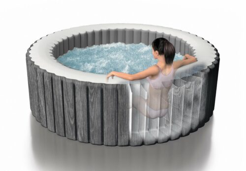 Intex 28442 СПА-бассейн 165/216х71см "Greywood Deluxe" 1098л, круглый, аэромассаж — изображение 5