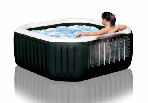 Intex 28458 СПА-бассейн 150/201х71см "Jet and Bubble Deluxe" 795л, восьмигр., гидро-аэромассаж, хлорогенератор — изображение 5