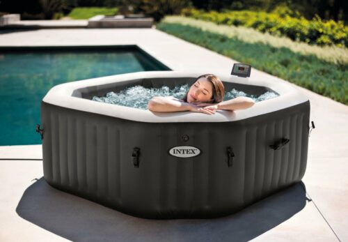 Intex 28458 СПА-бассейн 150/201х71см "Jet and Bubble Deluxe" 795л, восьмигр., гидро-аэромассаж, хлорогенератор — изображение 4