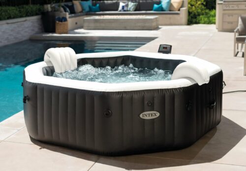 Intex 28462 СПА-бассейн 168/218х71см "Jet and Bubble Deluxe" 1098л, восьмигр., гидро-аэромассаж, хлорогенератор — изображение 3