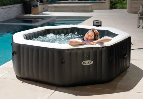 Intex 28462 СПА-бассейн 168/218х71см "Jet and Bubble Deluxe" 1098л, восьмигр., гидро-аэромассаж, хлорогенератор — изображение 8