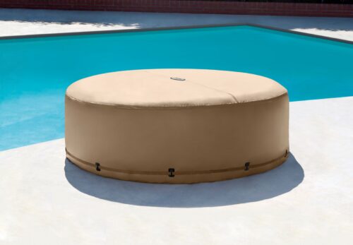 Intex 28476 СПА-бассейн 145/196х71см "Bubble Massage" 795л, круглый, аэромассаж, теплосберегающий тент-чехол — изображение 3