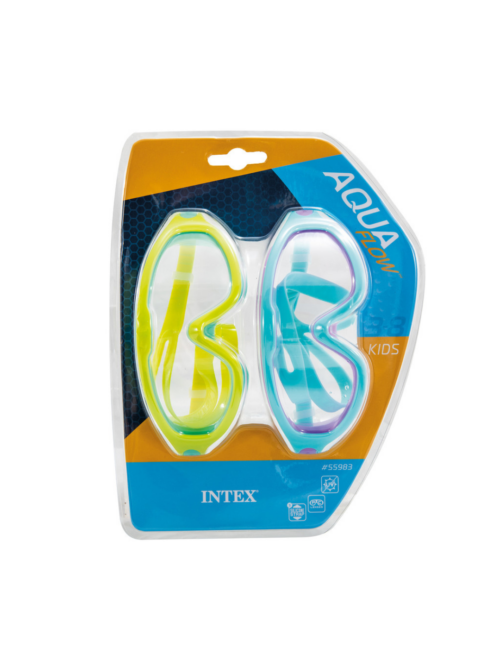 Intex 55983 Маска для плавания "Kids swim masks" 3- 8 лет, 2 цвета — изображение 2