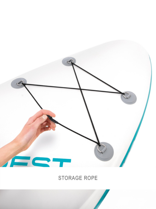 Intex 68241 SUP-доска "Aqua Quest 240" 244x76x13см, насос, весло, лиш, сумка, до 90 кг — изображение 6